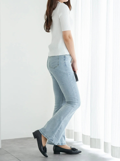 LUDIC PARK(ルディックパーク) |[2WAY]レース襟リブニットトップス