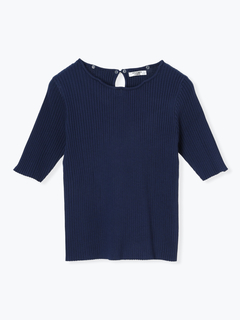 LUDIC PARK(ルディックパーク) |[2WAY]レース襟リブニットトップス