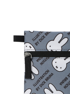 LUDIC PARK(ルディックパーク) |miffy ３連ポーチ グレー【ミッフィー】