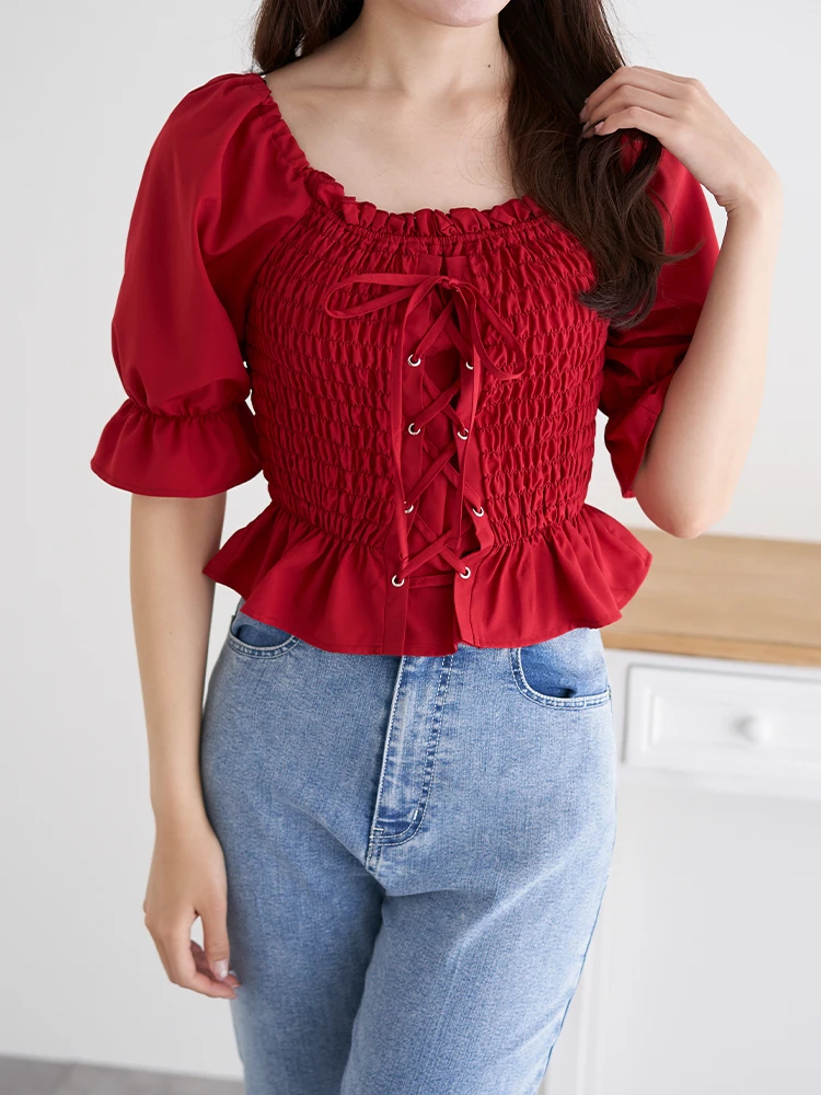 LUDIC PARK(ルディックパーク) |デシンシャーリングプルオーバー(無地/花柄)