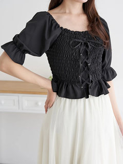 LUDIC PARK(ルディックパーク) |デシンシャーリングプルオーバー(無地/花柄)