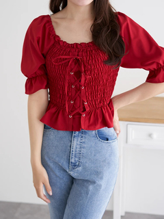 LUDIC PARK(ルディックパーク) |デシンシャーリングプルオーバー(無地/花柄)