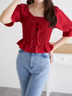 LUDIC PARK(ルディックパーク) |デシンシャーリングプルオーバー(無地/花柄)