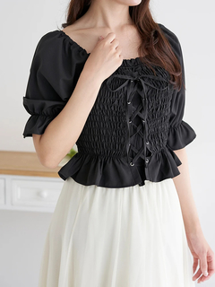 LUDIC PARK(ルディックパーク) |デシンシャーリングプルオーバー(無地/花柄)