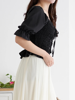 LUDIC PARK(ルディックパーク) |デシンシャーリングプルオーバー(無地/花柄)