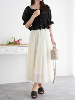 LUDIC PARK(ルディックパーク) |デシンシャーリングプルオーバー(無地/花柄)