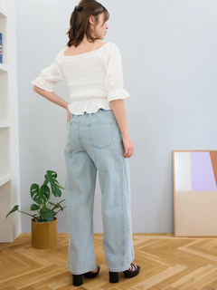 LUDIC PARK(ルディックパーク) |デシンシャーリングプルオーバー(無地/花柄)