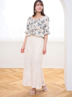 LUDIC PARK(ルディックパーク) |デシンシャーリングプルオーバー(無地/花柄)