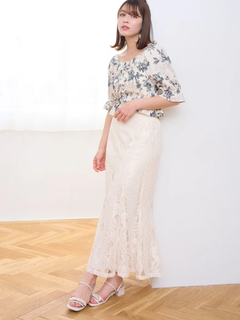 LUDIC PARK(ルディックパーク) |デシンシャーリングプルオーバー(無地/花柄)