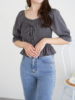 LUDIC PARK(ルディックパーク) |デシンシャーリングプルオーバー(無地/花柄)