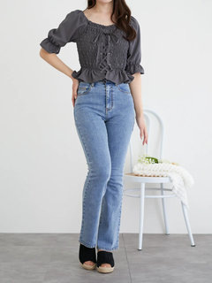 LUDIC PARK(ルディックパーク) |デシンシャーリングプルオーバー(無地/花柄)