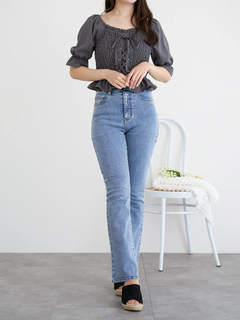 LUDIC PARK(ルディックパーク) |デシンシャーリングプルオーバー(無地/花柄)