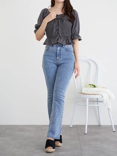 LUDIC PARK(ルディックパーク) |デシンシャーリングプルオーバー(無地/花柄)