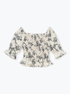 LUDIC PARK(ルディックパーク) |デシンシャーリングプルオーバー(無地/花柄)