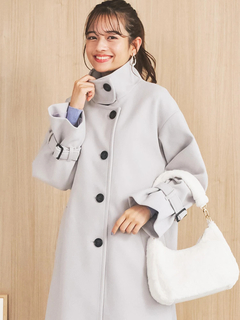 LUDIC PARK(ルディックパーク) |ウールスタンドカラーロングコート