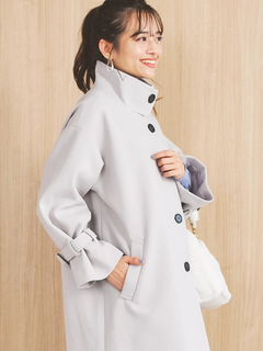 LUDIC PARK(ルディックパーク) |ウールスタンドカラーロングコート