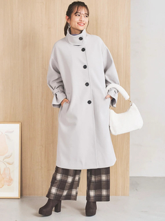 LUDIC PARK(ルディックパーク) |ウールスタンドカラーロングコート