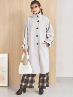 LUDIC PARK(ルディックパーク) |ウールスタンドカラーロングコート