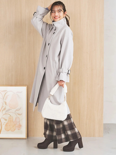 LUDIC PARK(ルディックパーク) |ウールスタンドカラーロングコート