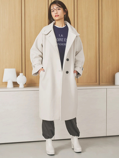 LUDIC PARK(ルディックパーク) |ウールスタンドカラーロングコート