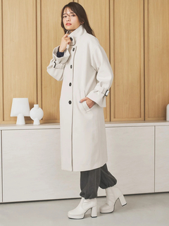 LUDIC PARK(ルディックパーク) |ウールスタンドカラーロングコート