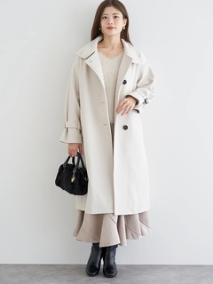 LUDIC PARK(ルディックパーク) |ウールスタンドカラーロングコート