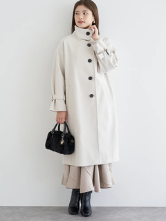 LUDIC PARK(ルディックパーク) |ウールスタンドカラーロングコート