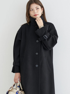 LUDIC PARK(ルディックパーク) |ウールスタンドカラーロングコート