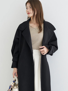 LUDIC PARK(ルディックパーク) |ウールスタンドカラーロングコート
