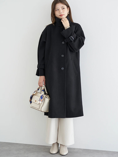 LUDIC PARK(ルディックパーク) |ウールスタンドカラーロングコート