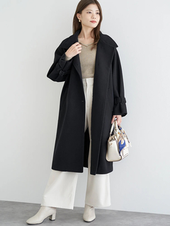 LUDIC PARK(ルディックパーク) |ウールスタンドカラーロングコート