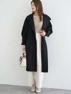 LUDIC PARK(ルディックパーク) |ウールスタンドカラーロングコート