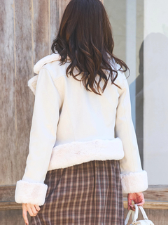 LUDIC PARK(ルディックパーク) |スエードファーライダースジャケット