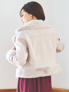 LUDIC PARK(ルディックパーク) |スエードファーライダースジャケット