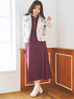 LUDIC PARK(ルディックパーク) |スエードファーライダースジャケット