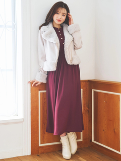 LUDIC PARK(ルディックパーク) |スエードファーライダースジャケット