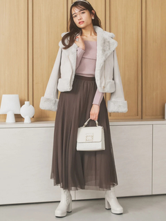 LUDIC PARK(ルディックパーク) |スエードファーライダースジャケット