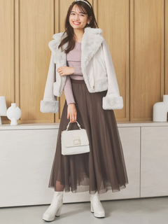 LUDIC PARK(ルディックパーク) |スエードファーライダースジャケット