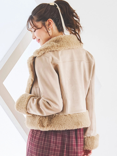 LUDIC PARK(ルディックパーク) |スエードファーライダースジャケット