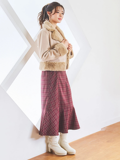 LUDIC PARK(ルディックパーク) |スエードファーライダースジャケット