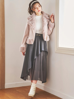 LUDIC PARK(ルディックパーク) |スエードファーライダースジャケット