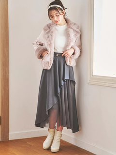 LUDIC PARK(ルディックパーク) |スエードファーライダースジャケット