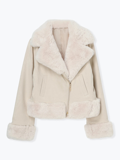 LUDIC PARK(ルディックパーク) |スエードファーライダースジャケット