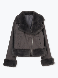 LUDIC PARK(ルディックパーク) |スエードファーライダースジャケット