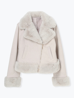 LUDIC PARK(ルディックパーク) |スエードファーライダースジャケット