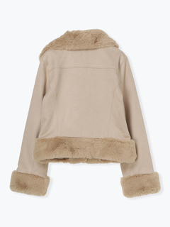 LUDIC PARK(ルディックパーク) |スエードファーライダースジャケット