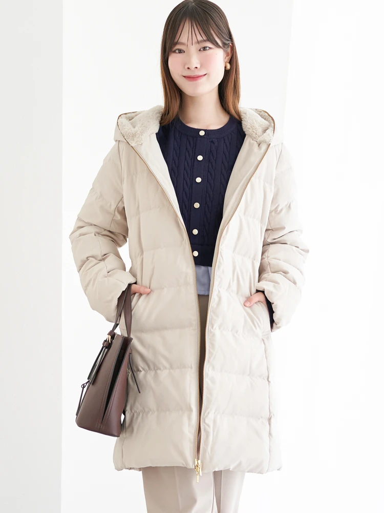 フードファーロングダウンジャケット / LUDIC PARK（ルディックパーク