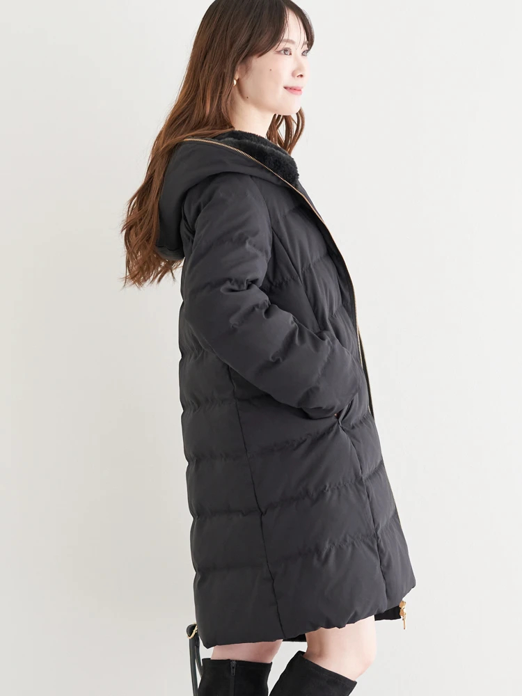 フードファーロングダウンジャケット / LUDIC PARK（ルディックパーク