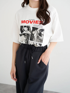 LUDIC PARK(ルディックパーク) |ヘップバーンMOVIEプリントTシャツ