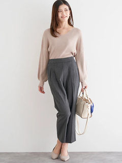 LUDIC PARK(ルディックパーク) |Vネックミルキーニットトップス